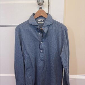Suit Supply Long Sleeve Mid-Button Down